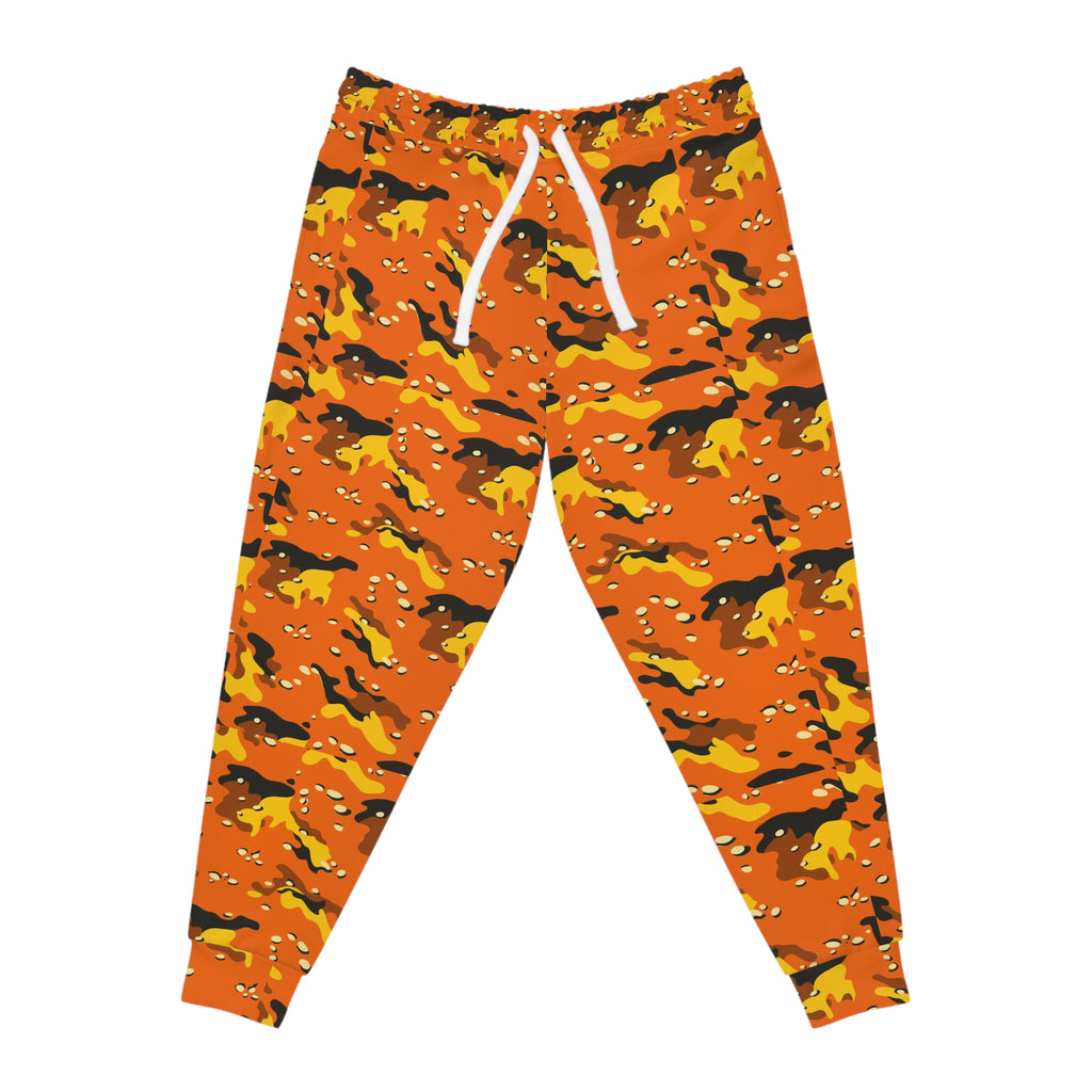 Orange Fall Muscle Pants
