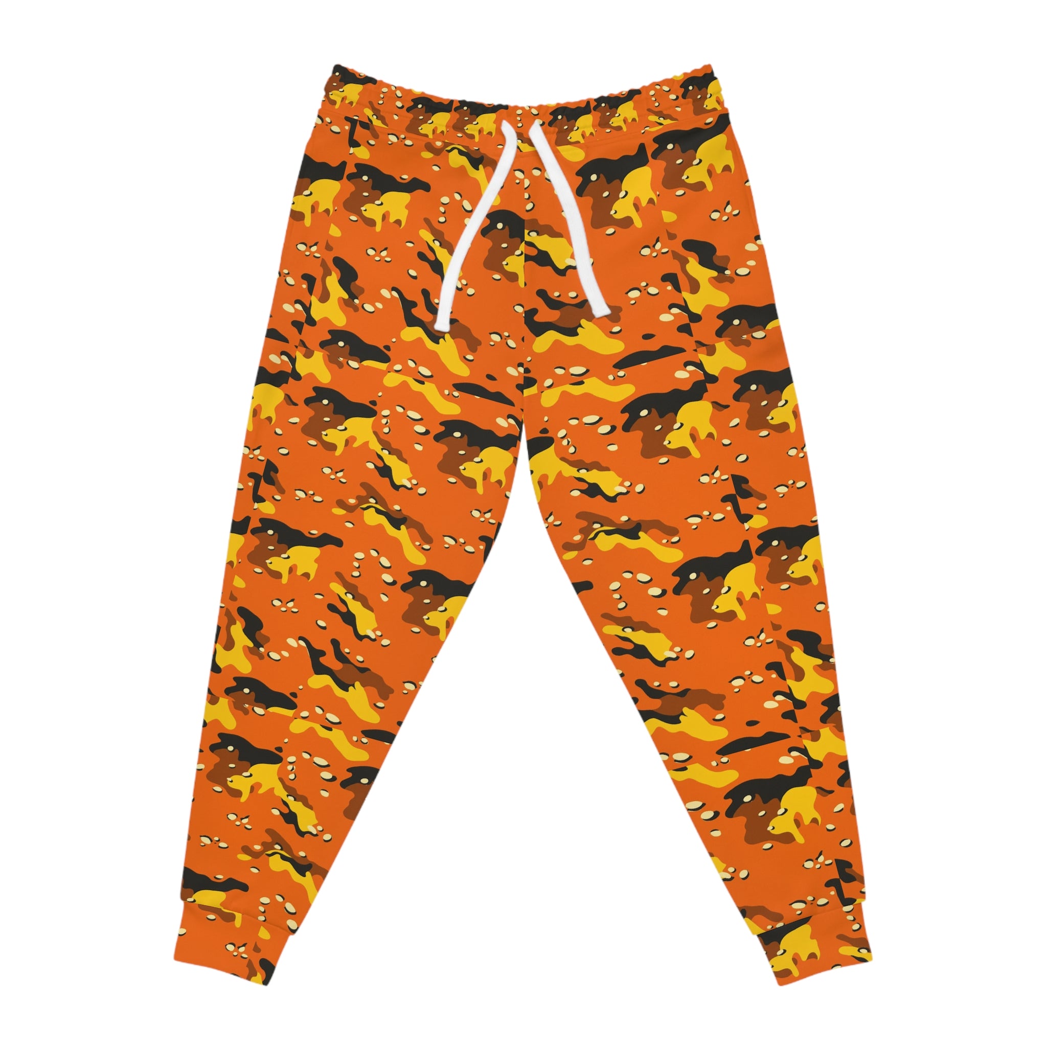 Orange Fall Muscle Pants