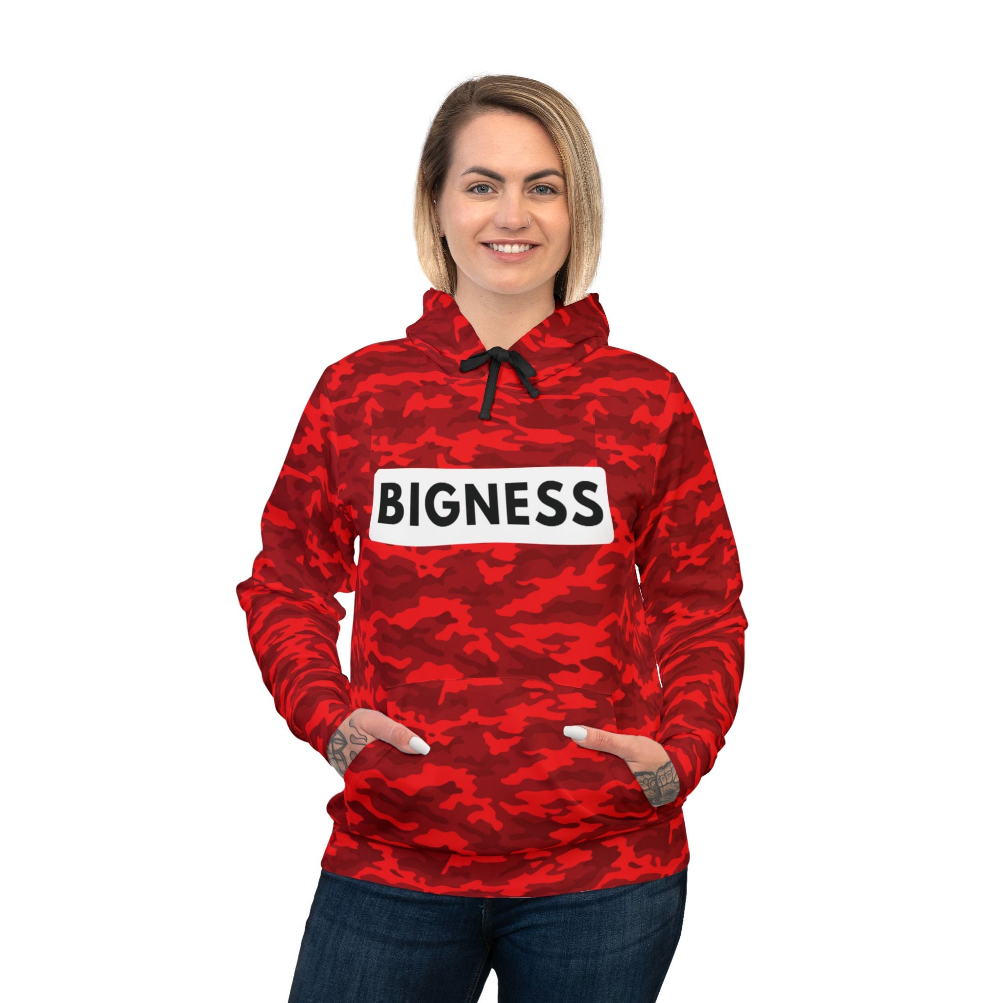 Red Camo Bigness Hoodie