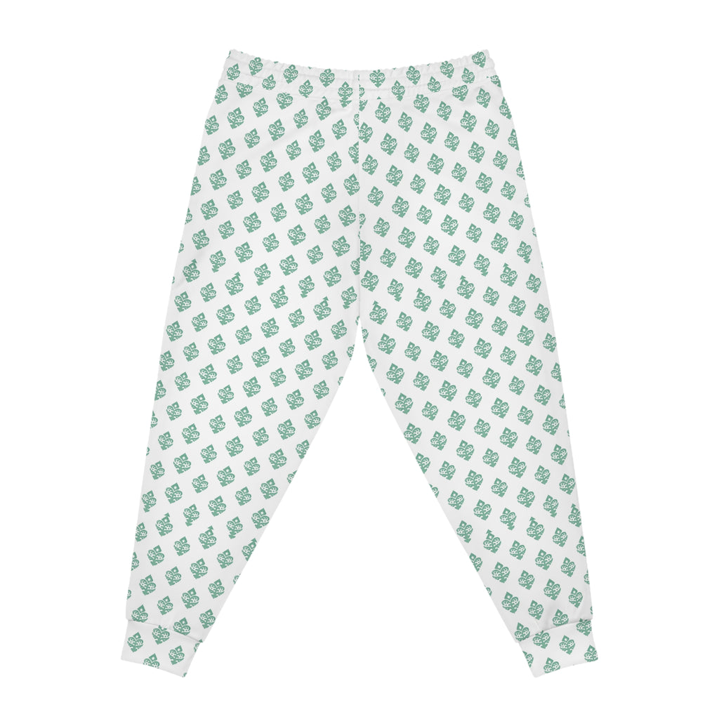 Teal Motif Muscle Pants