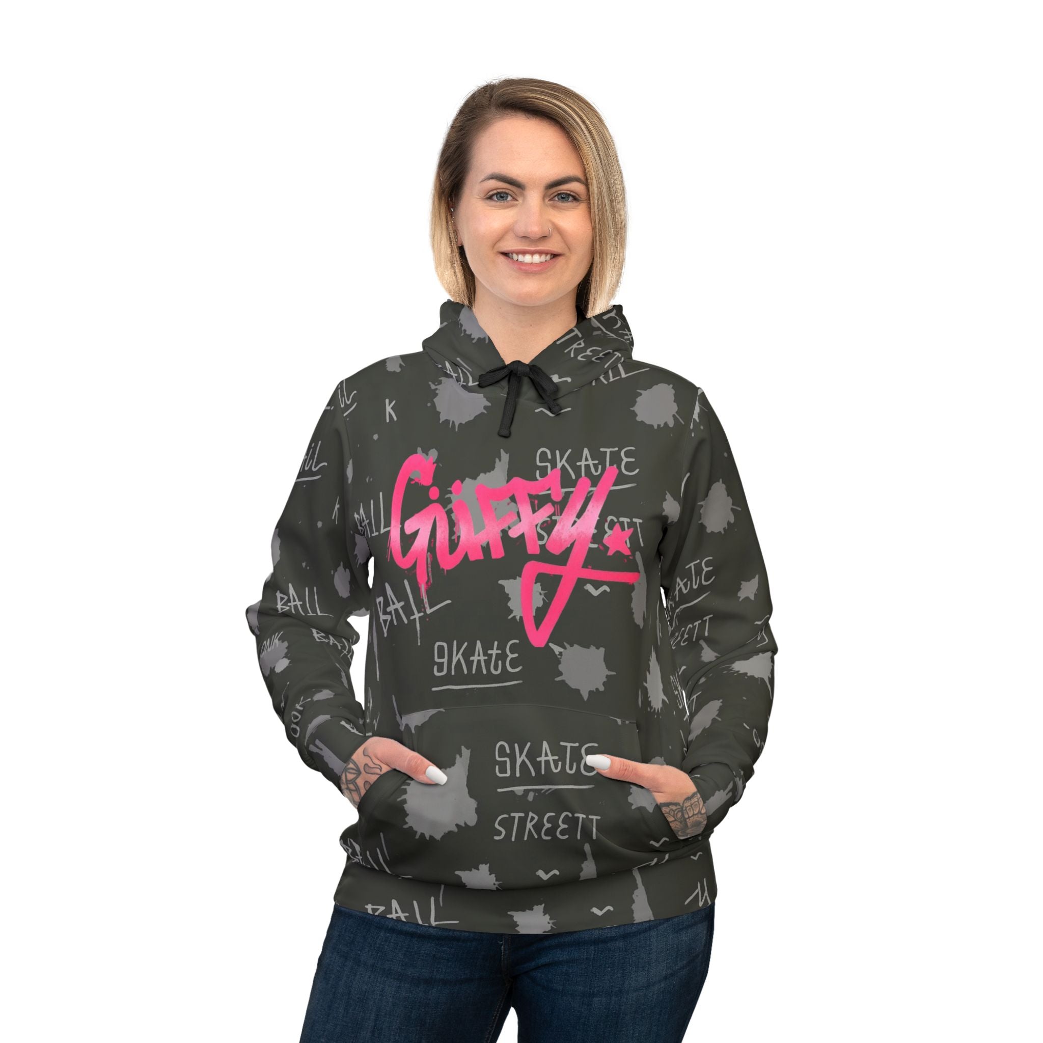 Graffiti Black Guffy Hoodie