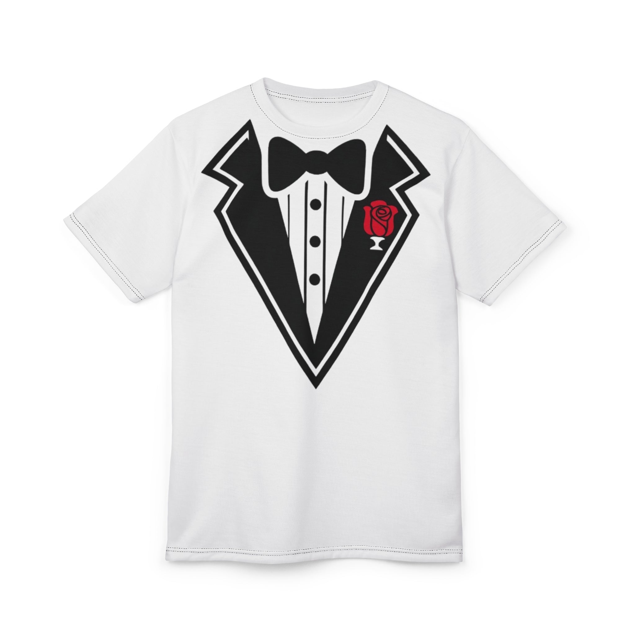 White Tuxedo T-Shirt