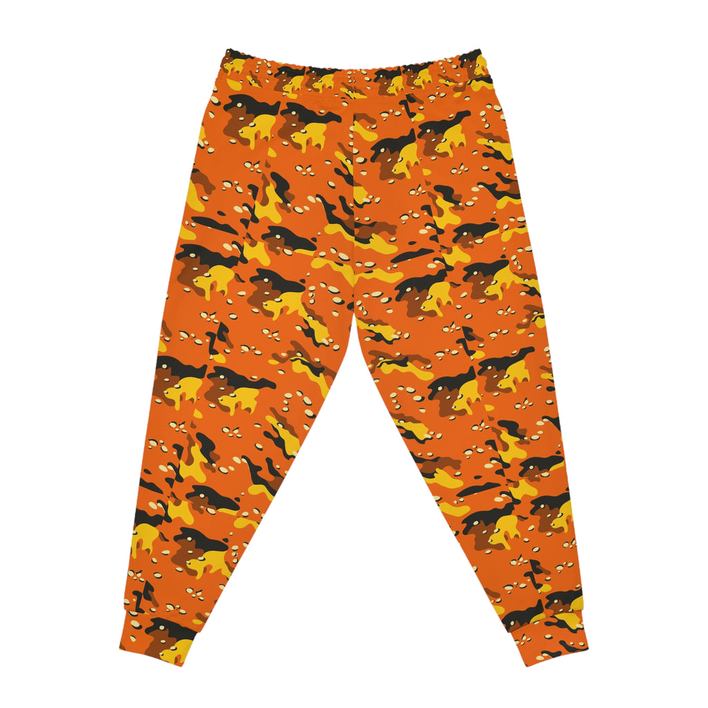 Orange Fall Muscle Pants