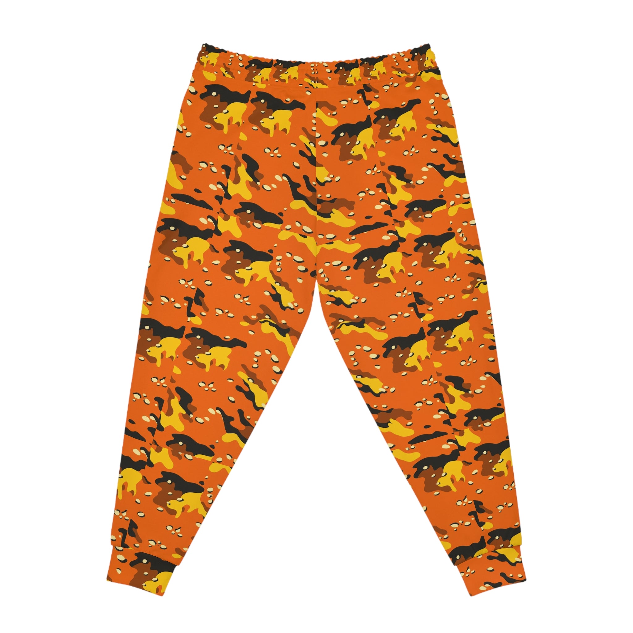 Orange Fall Muscle Pants