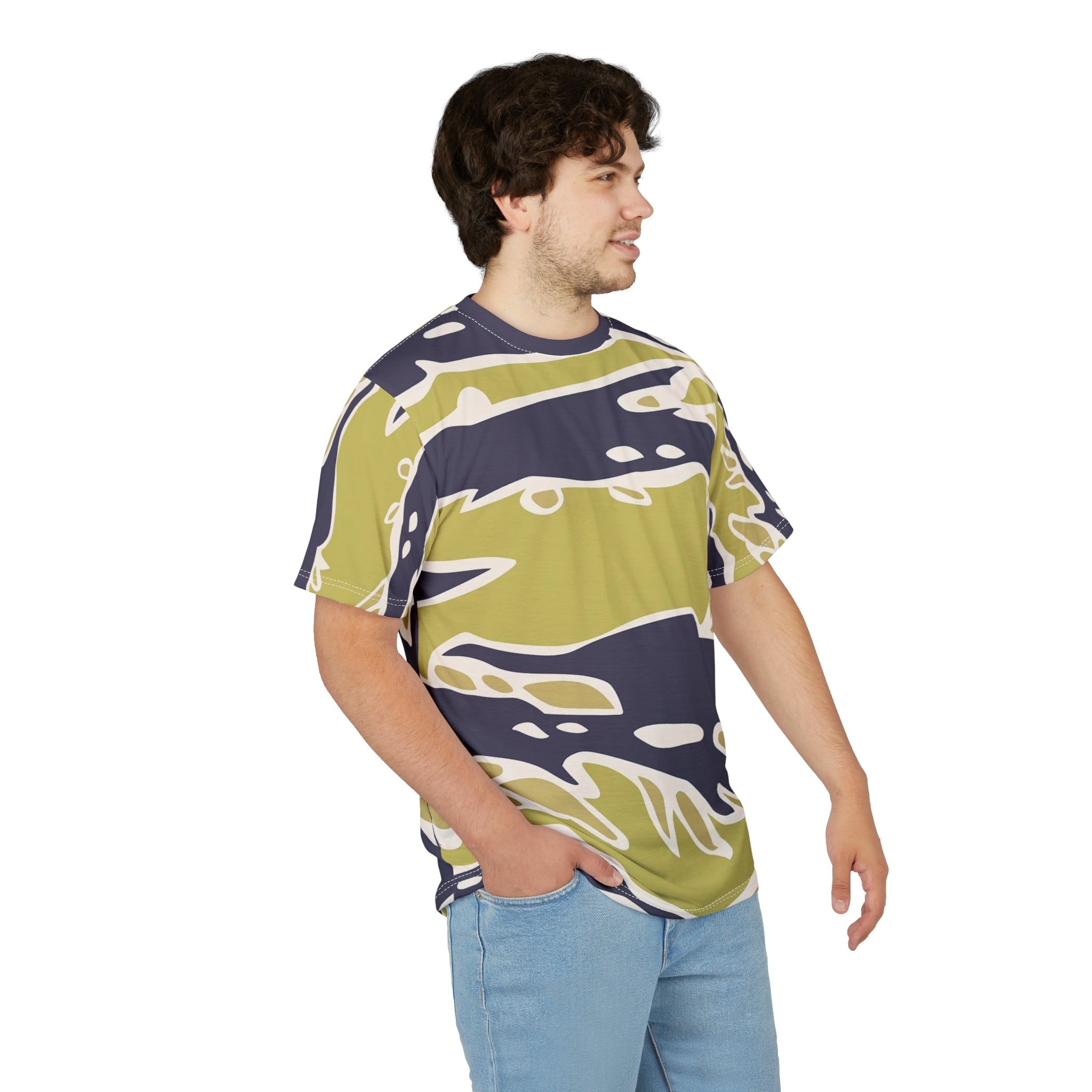 Contrast camo t-shirt