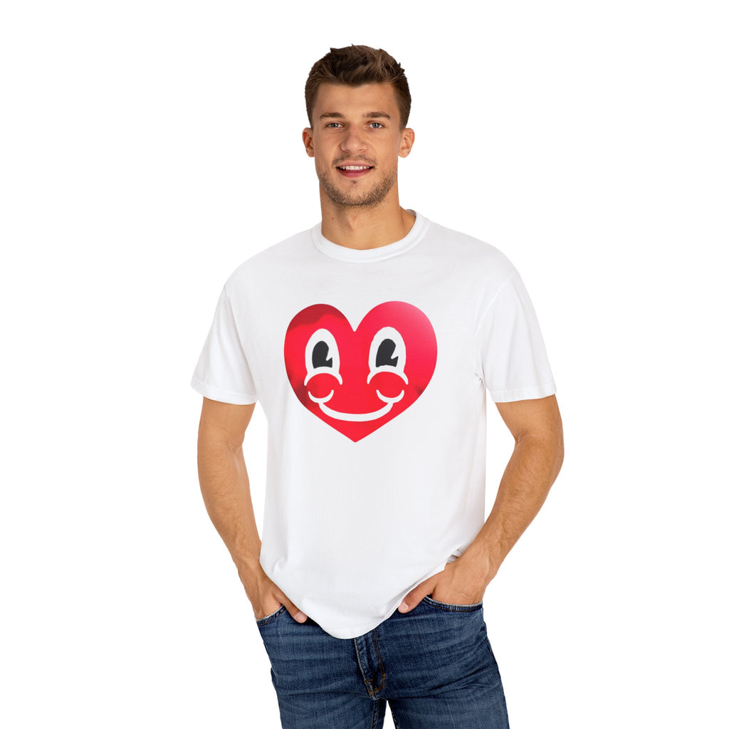 White Happy Heart T-shirt