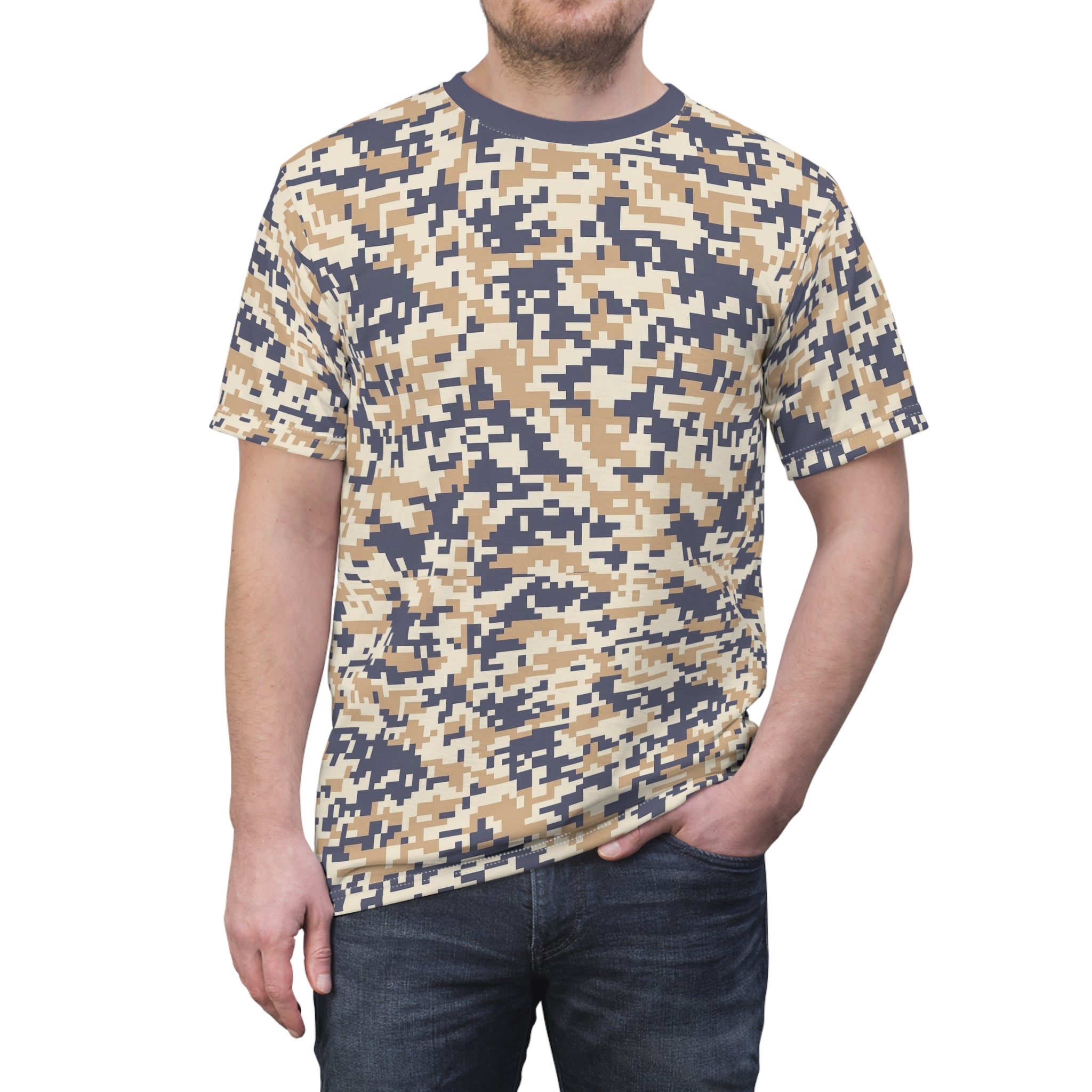 Brown Digital T-Shirt