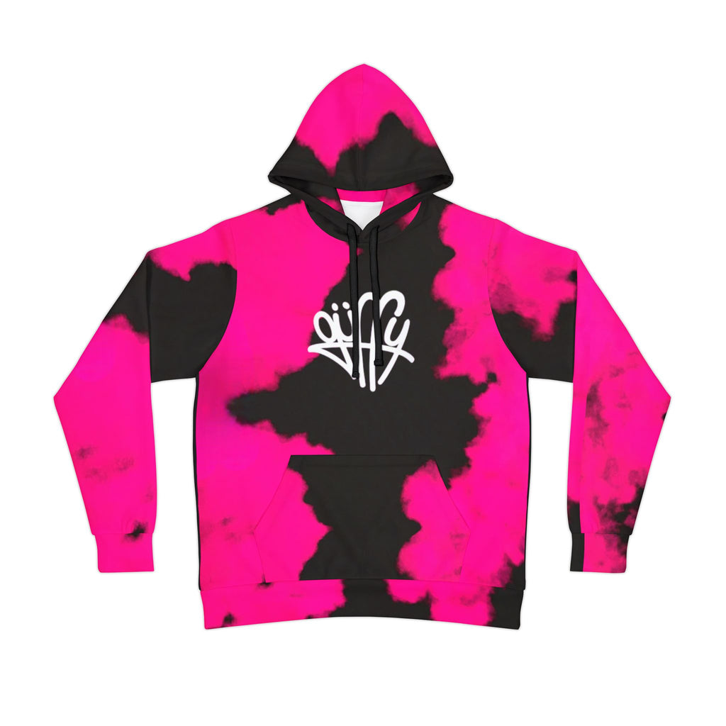 Hot Pink Tie-Dye Guffy Hoodie