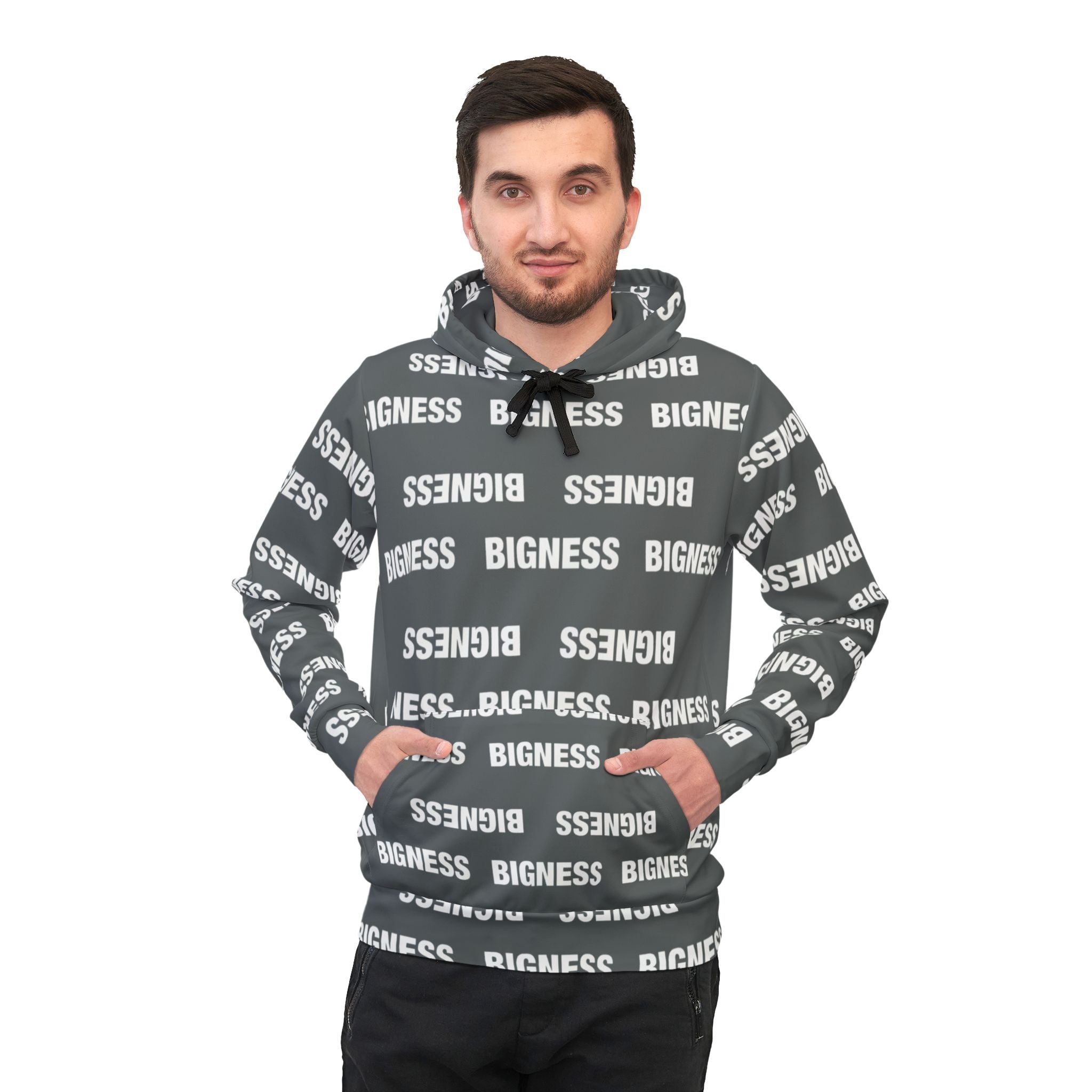 Black Bigness Brand Hoodie